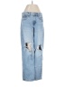 Aeropostale 100% Cotton Graphic Blue Jeans Size 4 - photo 1