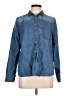 Bongo Blue Long Sleeve Button-Down Shirt Size L - photo 1