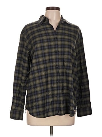 Uniqlo Long Sleeve Button-Down Shirt (view 1)