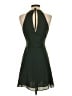 Parker 100% Polyester Solid Green Cocktail Dress Size S - photo 2