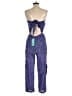 Tiare Hawaii 100% Rayon Tweed Blue Jumpsuit Size M - photo 2