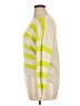Sweet & Sinful Stripes Yellow Pullover Sweater Size XL - photo 5