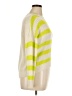 Sweet & Sinful Stripes Yellow Pullover Sweater Size XL - photo 4