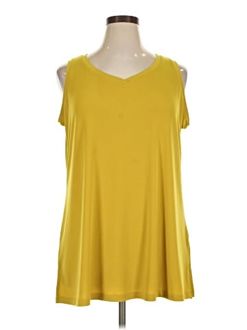 Susan Graver Sleeveless T-Shirt (view 1)