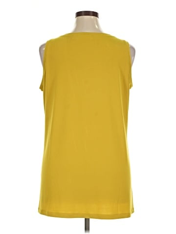 Susan Graver Sleeveless T-Shirt (view 2)