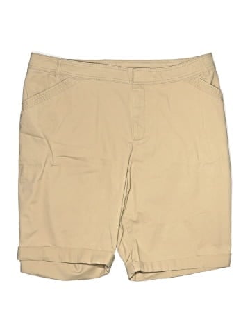 Lane Bryant Outlet Khaki Shorts (view 1)