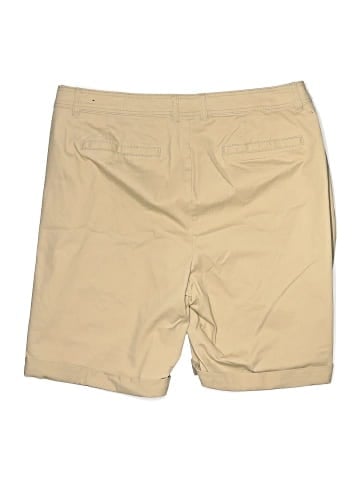 Lane Bryant Outlet Khaki Shorts (view 2)
