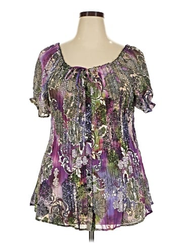 DressBarn Short Sleeve Blouse (view 1)