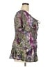 DressBarn 100% Polyester Purple Short Sleeve Blouse Size 18 - photo 4