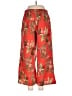 New Look 100% Polyester Tropical Red Casual Pants Size 6 - photo 2