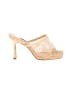 BCBGMAXAZRIA Gold Heels Size 8 - photo 1