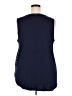 Papermoon 100% Polyester Stars Blue Sleeveless Blouse Size 3X - photo 2