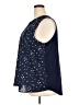 Papermoon 100% Polyester Stars Blue Sleeveless Blouse Size 3X - photo 5