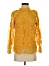 INA 100% Polyester Yellow 3/4 Sleeve Blouse Size S - photo 1