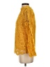 INA 100% Polyester Yellow 3/4 Sleeve Blouse Size S - photo 5
