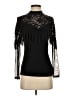 Venus Black Long Sleeve Blouse Size S - photo 1
