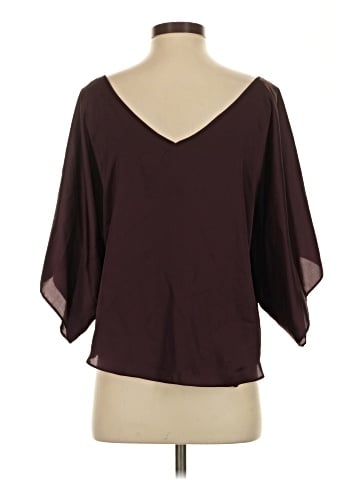 White House Black Market 3/4 Sleeve Blouse (view 2)