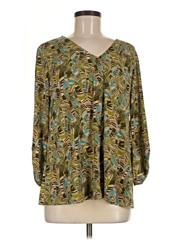 Susan Graver Long Sleeve Blouse (view 1)