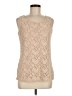 Susan Graver Tan Sleeveless Blouse Size M - photo 1