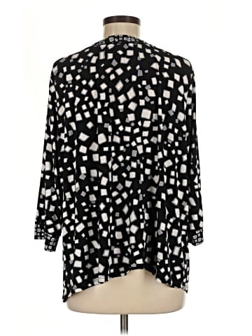 Susan Graver 3/4 Sleeve Blouse (view 2)