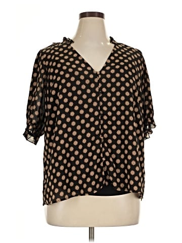Sanctuary 3/4 Sleeve Blouse (view 1)