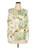 dalia 100% Polyester Gold Sleeveless Blouse Size 3X - photo 1