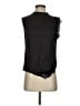 MNG 100% Polyamide Color Block Brown Black Sleeveless Blouse Size S - photo 1