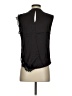 MNG 100% Polyamide Color Block Brown Black Sleeveless Blouse Size S - photo 2