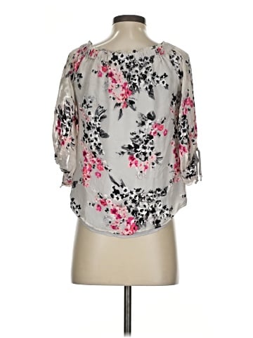 White House Black Market 3/4 Sleeve Blouse (view 2)