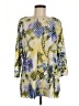 Susan Graver Yellow 3/4 Sleeve Blouse Size M - photo 1