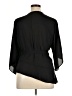 ASOS 100% Polyester Black 3/4 Sleeve Blouse Size 14 - photo 2
