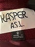 Kasper A.S.L. 100% Polyester Burgundy Blazer Size 8 - photo 6