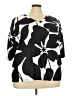 Emery Rose Black 3/4 Sleeve T-Shirt Size 4X - photo 1