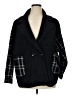 Kut from the Kloth Plaid Black Coat Size XL - photo 1