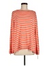 Belle By Kim Gravel Stripes Orange Pullover Sweater Size M - photo 1