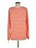 Belle By Kim Gravel Stripes Orange Pullover Sweater Size M - photo 2
