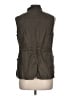 C'est Toi 100% Cotton Brown Sleeveless Button-Down Shirt Size L - photo 2