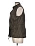 C'est Toi 100% Cotton Brown Sleeveless Button-Down Shirt Size L - photo 5