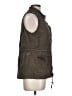 C'est Toi 100% Cotton Brown Sleeveless Button-Down Shirt Size L - photo 4