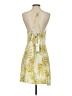 Rip Curl 100% Viscose Tropical Yellow Cocktail Dress Size XS - photo 2