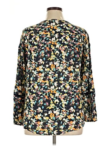 Caslon Long Sleeve Blouse (view 2)