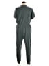 Garnet Hill Metallic Gray Teal Jumpsuit Size XL - photo 2