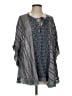 Johnny Was 100% Rayon Gray 3/4 Sleeve Blouse Size S - photo 1