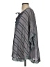Johnny Was 100% Rayon Gray 3/4 Sleeve Blouse Size S - photo 5