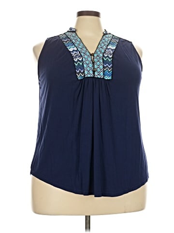 Market and Spruce Sleeveless Blouse (view 1)