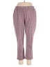 Lands' End Houndstooth Red Casual Pants Size XL - photo 1