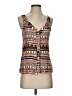 Bee Stitched Orange Sleeveless Blouse Size XS - photo 1