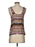 Bee Stitched Orange Sleeveless Blouse Size XS - photo 2