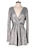 ASTR The Label Metallic Silver Romper Size M - photo 1