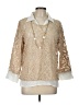 Alfred Dunner 100% Polyester Ivory 3/4 Sleeve Blouse Size 10 - photo 1